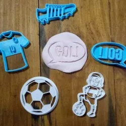 cookie cutter football soccer cortantes de futbol