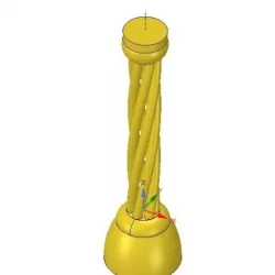 custom-made baluster pillar stairs handle 3d-print cnc