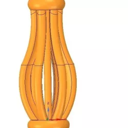 custom-made baluster pillar stairs handle 3d-print cnc