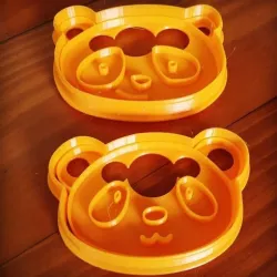 CUTTING AND DETAIL BEARS MOM AND ARE CUTTING AND DETAIL BEAR MAMA AND SON