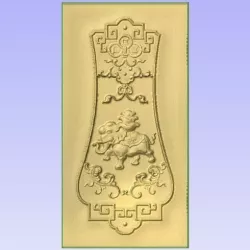 Decorative elephant panel