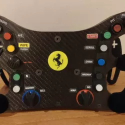 DIY FERRARI 488 GT3 Steering Wheel