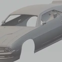 Dodge Challenger 1970 Printable Body Car