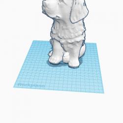 Lego Dog Sculpture - decorative art 3D model