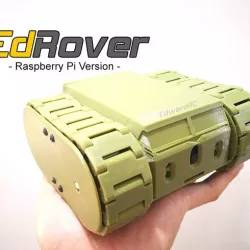 EdRover - Raspberry Pi Home Surveillance Rover with Charging Station