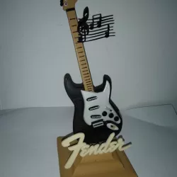 Fender Guitar (HD) - Stand phone - Bi-Extrutions ( 3 colors )