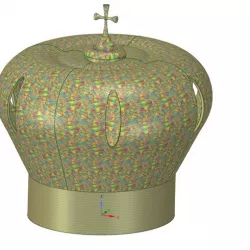 feudal lord crown of 3d printer for 3d-print and cnc