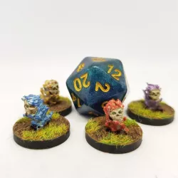 Flameskull for 28mm Tabletop gaming