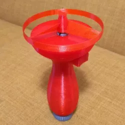 Flying spinner toy