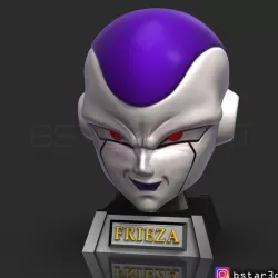 frieza Mask - Frieza Head - Dragon ball cosplay/Decor