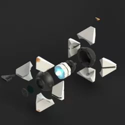 Ghost Fully Detailed Model, LED Illuminated, Fully printable without supports!