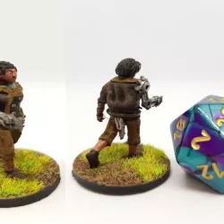 Gnome Rogue Assassin for 28mm tabletop roleplaying