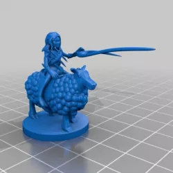 Gnome Warlock on Riding Sheep