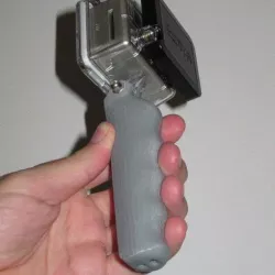 GoPro Handle, prints in one piece with no supports.