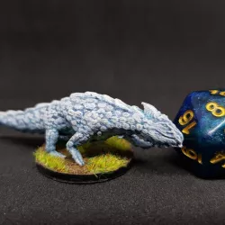Guard Drake (White) for 28mm Tabletop Roleplay