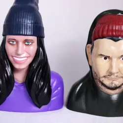 H3H3 Busts - Ethan and Hila Klein