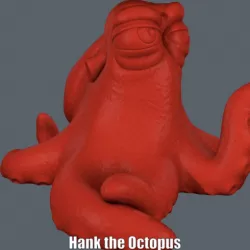 Hank the Octopus (Easy print no support)