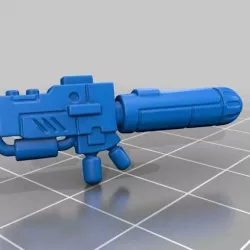Hazard suit plasma rifle