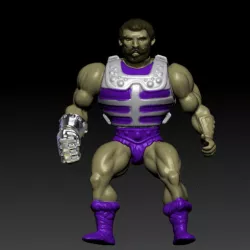 He-Man Fisto .stl Action Figure MOTU Style 3D model.