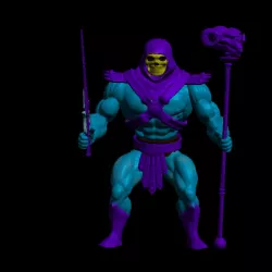 He-man Skeletor Cartoon version Motu stile action figure