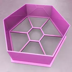 HEXAGONAL COOKIE CUTTER