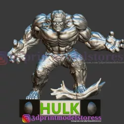 Hulk Statue 3D Printable