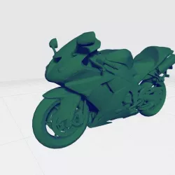 KAWASAKI NINJA 2006 3D MODEL CUSTOM READY PRINTING STL FILE