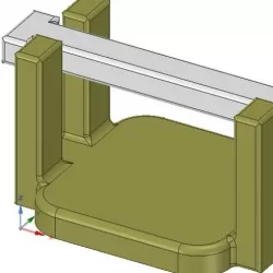 kitchen table napkin holder for outside garden real 3D printing