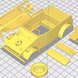 Kubelwagen Printable Car
