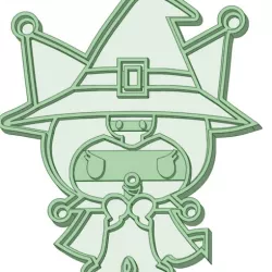 Kuromi Halloween cookie cutter