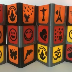 Led candle holder - 24 models !