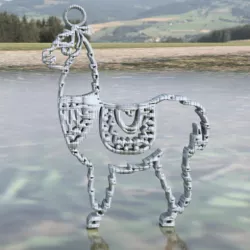 Llama earrings