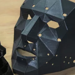 LOW Poly mask with holes