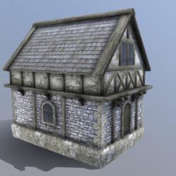tudor style house 3d models 【 STLFinder