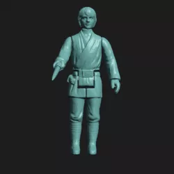 Luke Skywalker 3D Kenner style 3d. stl.