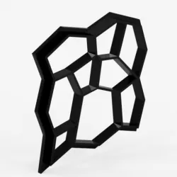 Matrix for making cement floors