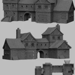 Medieval Scenery - Merchant's Manor