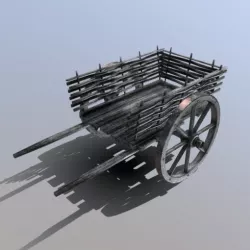 Medieval Wattle Cart