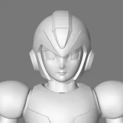 Mega Man X Fan Art 3D print model