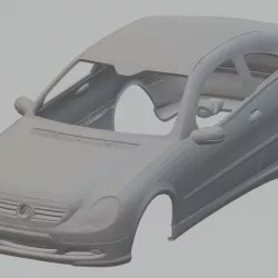 Mercedes C230 Kompressor Printable Body Car