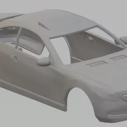 Mercedes CL 500 2007 Printable Body Car