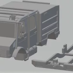 Mercedes Unimog Fire Truck Printable