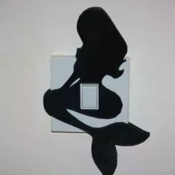 Mermaid light switch cover