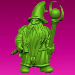 Miniature - Dwarf Wizard (2017)