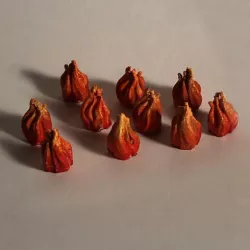 Miniature Fire Tokens