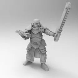 Ministorum Priest Proxy Warrior Priest with Chainsword