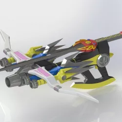 MMPR Power Blaster - 5 Weapons