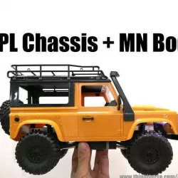 MN D90 Body on WPL RC Chassis Conversion Kit