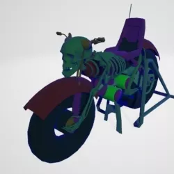 MOTO SQUELETTE