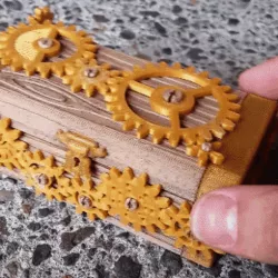 Moving Gears Steampunk RPG Dice Box